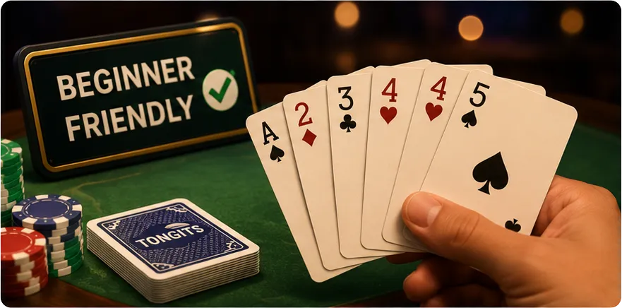 Classic Tongits card game table