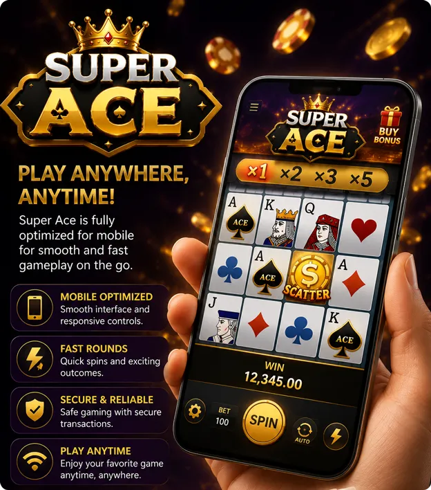 Super Ace displayed on a mobile device